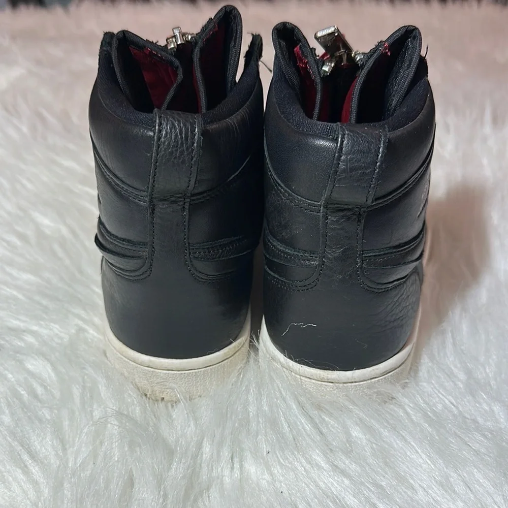 Nike Black and White AirJordan Retro zip